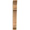 Ekena Millwork Merced Traditional Smooth Bracket, Western Red Cedar, 3 1/2"W x 16"D x 28"H BKT04X16X28MRC01SWR - alternate 4